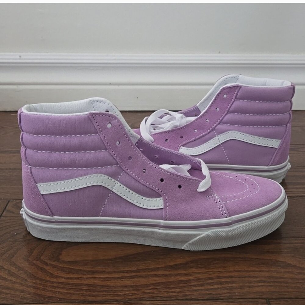 vans sk8-hi kids lupine high top sneakers size 4.5 - Picture 3 of 8